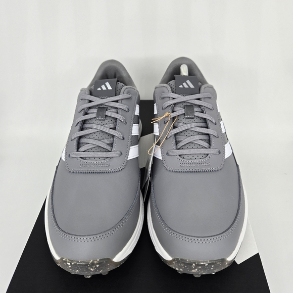 New adidas S2G 24 Leather Spikeless Golf Grey Cloud White Men's Shoes Size 10.5 - Picture 2 of 8
